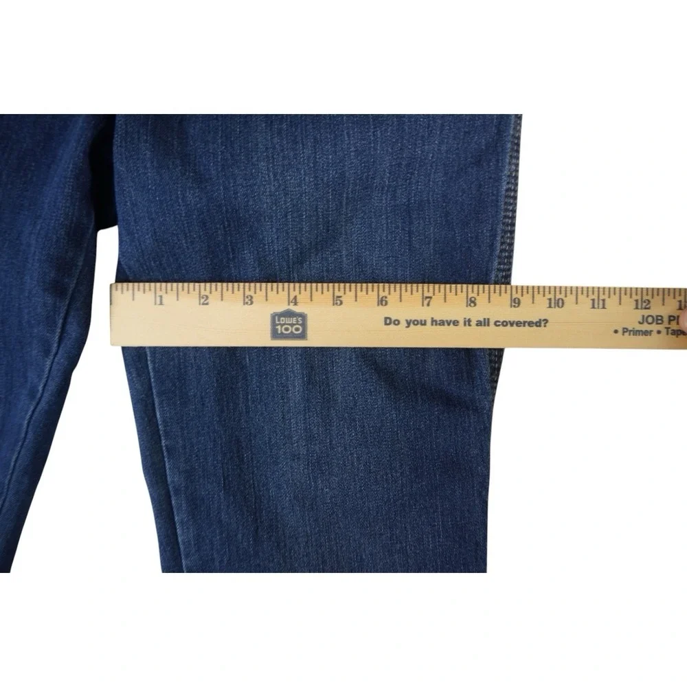 Boys Wrangler Riggs Workwear Strong Jeans Size 8x32 Dark Wash Bootcut‎